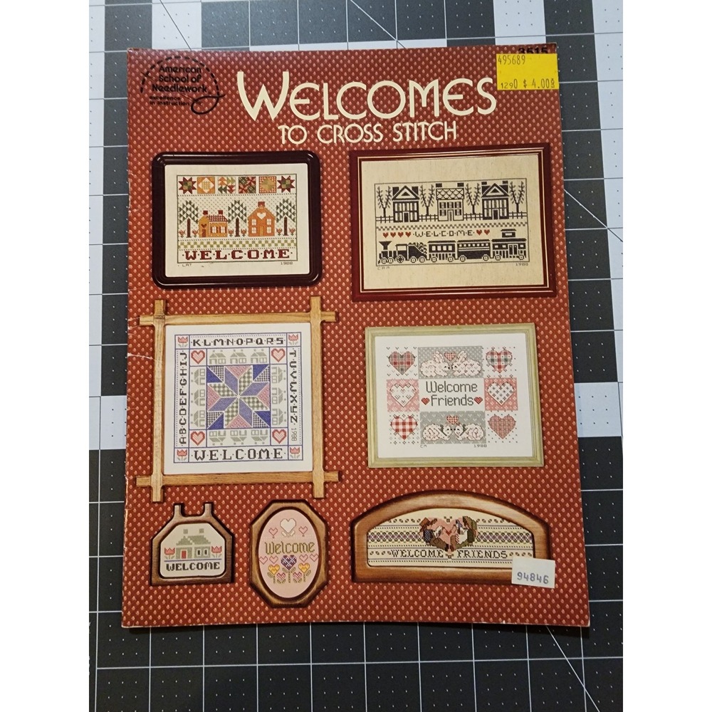 Vintage Welcome to Cross Stitch 1988‎ American School of Needlework